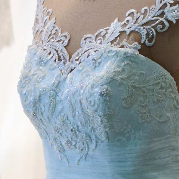 Svatební šaty CATRIN modré